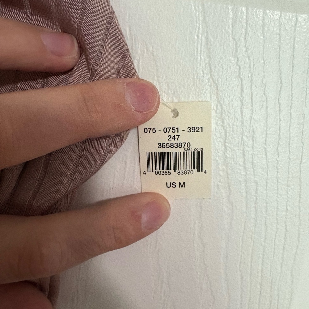NWT Aerie Ribbed‎ Shine Asymmetrical One Piece Swimsuit Medium - Picture 4 of 4